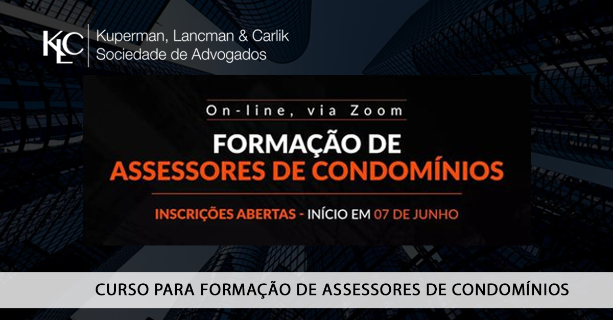 Curso Extensivo de Formação de Assessores de Condomínios