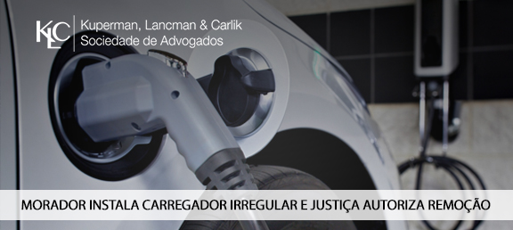 Morador instala carregador irregular e justiça autoriza remoção