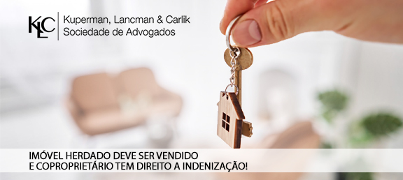 IMÓVEL HERDADO DEVE SER VENDIDO E COPROPRIETÁRIO RECEBE INDENIZAÇÃO MENSAL