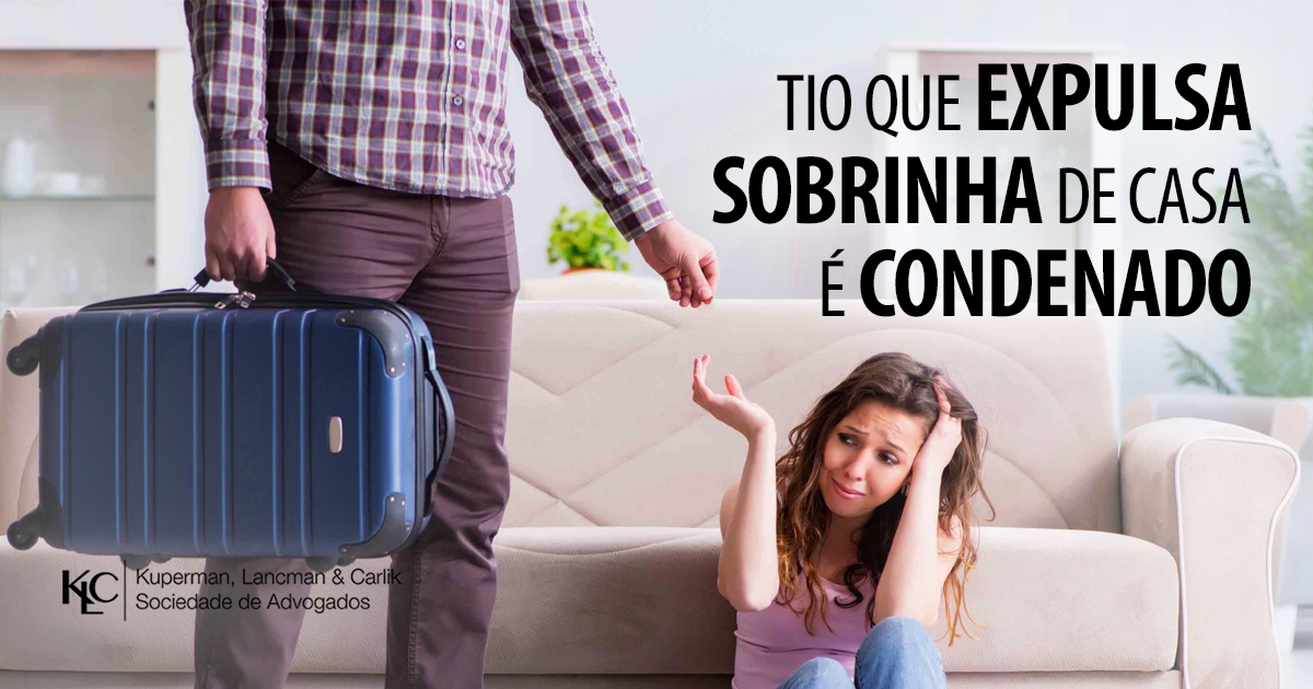 TIO É CONDENADO A PAGAR INDENIZAÇÃO POR EXPULSAR SOBRINHA DE CASA HERDADA