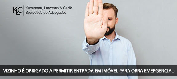 VIZINHO É OBRIGADO A PERMITIR ENTRADA EM IMÓVEL PARA OBRA EMERGENCIAL