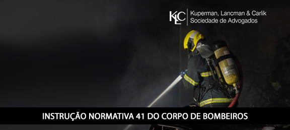 INSTRUÇÃO NORMATIVA 41 DO CORPO DE BOMBEIROS