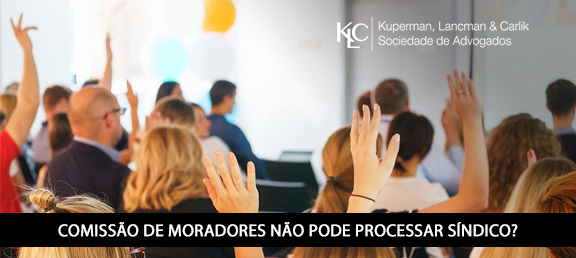 COMISSÃO DE MORADORES NÃO PODE PROCESSAR SÍNDICO?